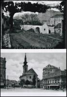 cca 1920 Budapest, Tabán, Kerny István (1879-1963) budapesti fotóművész hagyatékából 2 db modern nagyítás, 15x21 cm