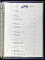 cca 1990 Étlap-Itallap, Szeged, II. osztályú étterem, műbőr borítóval, 32,5x24 cm