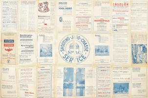 1936 Kir. M. Automobil Club Magyarország útállapot térképe, 1:700,000, Bp., Magyar Földrajzi Intézet...