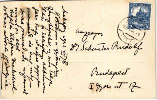 1932 Falusi ház udvara, magyar folklór / Hungarian folklore, courtyard of a peasant house. photo (EK...