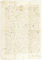 1667 Nagybócsai és köncsögi bortokok adásvételi szerződése Zádory Judit és Kamarás család között