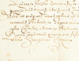 1667 Nagybócsai és köncsögi bortokok adásvételi szerződése Zádory Judit és Kamarás család között