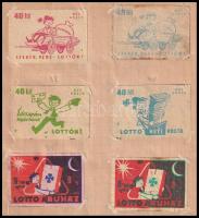 603 darabos gyufacímke gyűjtemény füzetben 1950-es évek