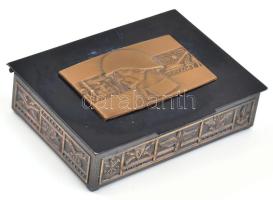 1972 Régi katonai doboz A szocialista haza fegyveres zolgálatáért 9x13 cm