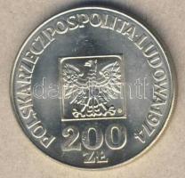 Lengyelország 1974. 200Zl Ag "Köztársaság 30. évfordulója" T:BU