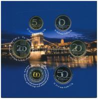 2009. 5Ft-200Ft (6xklf) "Lánchíd" forgalmi sor szettben T:PP Adamo FO43.1