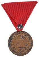 1898. "Jubileumi Emlékérem a Fegyveres Erő Számára / Signum memoriae (AVSTR)" bronz kitünt...