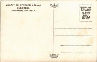 1940 Marosvásárhely, Targu Mures; bevonulás, ágyú ás gépfegyver szállító kocsik / entry of the Hunga...