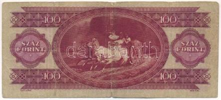 1947. 100Ft "B 192 081306" T:VG hajtás mentén szakadás
Adamo F27