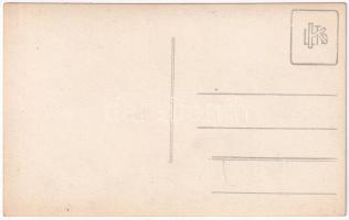 ~1930 Budapest V. Országház fölött Graf Zeppelin LZ-127 léghajó. photo