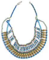 Egyiptomi stílusú gyöngyfüző készlet, leírással