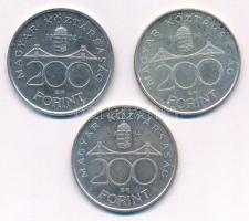 1992. 200Ft Ag "MNB" + 1994. 200Ft Ag "Deák" (2db) T:AU,XF patina
Adamo F13, F1...