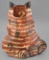 Cats by Nina macskás porcelán váza. Matricás, jelzett, hibátlan 29 cm