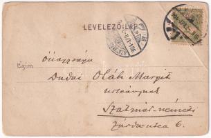 1904 Pécs, Evangélikus templom. Fürst Lipót kiadása (fa)