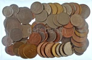 ~99db-os vegyes belga érmetétel T:vegyes ~99pcs of mixed belgian coin lot C:mixed