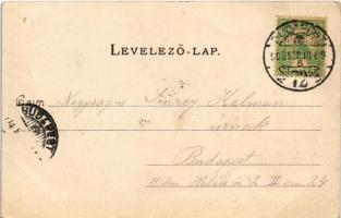 1903 Budapest II. Lipótmező és Hűvösvölgy. Divald Károly 385