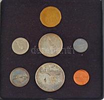 Kanada 1967. 1c-1$ forgalmi sor (6xklf) + 1995. 1$ II. Erzsébet díszdobozban T:UNC,AU karc Canada 1967. 1 Cent - 1 Dollar coin set (6xdiff) + 1995. 1 Dollar Elizabeth II in original case C:UNC,AU scratch