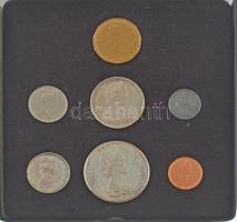 Kanada 1967. 1c-1$ forgalmi sor (6xklf) + 1995. 1$ "II. Erzsébet" díszdobozban T:UNC,AU ka...