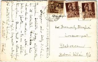 1943 Zilah, Zalau; utca, templom / street view, church. Foto Elite "Peter" photo