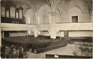 1940 Zilah, Zalau; Református templom, belső. Seres Samu kiadása / Biserica ref. / Calvinist church, interior (EK)