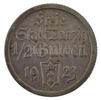 Danzig 1923. 1/2G Ag T:VF Danzig 1923. 1/2 Gulden Ag C:VF Krause KM# 144