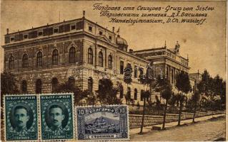 1923 Svishtov, Sistov; Handelsgimnasium D. Ch. Wasileff / school (EK)