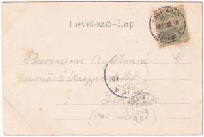 1903 Nagyvárad, Oradea; Latin szertartású püspöki palota és székesegyház. csathó Gábor és társa kiad...