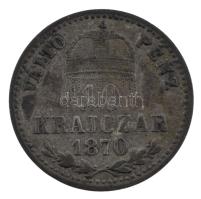 1870KB 10kr Ag "Váltó Pénz" T:VF patina Adamo M10.1