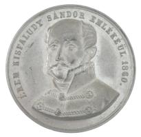 1860. Érem Kisfaludy Sándor Emlékéül / Adja Isten Hogy Magyar Légy Sn emlékérem (33,5mm) T:AU / Hungary 1860. Commemorative medllion of Sándor Kisfaludy / God bless you to be Hungarian Sn medallion (33,5mm) C:AU