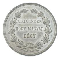 1860. "Érem Kisfaludy Sándor Emlékéül / Adja Isten Hogy Magyar Légy" Sn emlékérem (33,5mm)...