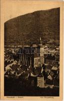 Brassó, Kronstadt, Brasov; látkép / vom Raupenberg / general view (ragasztónyom / glue marks)