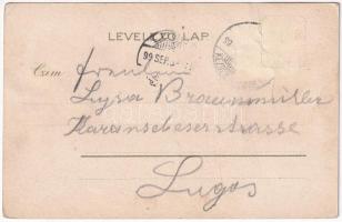 1899 (Vorläufer) Temesvár, Timisoara; Jenő herceg tér / Prinz Eugen Platz / street view, square. Cor...