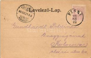 1899 (Vorläufer) Vajdahunyad, Hunedoara; Hunyad vára / castle (EK)