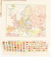 1923 Bp, Kogutowicz zsebatlasza az 1923. évre. II. évfolyam. Bp., Magyar Néprajzi Társaság Emberföld...