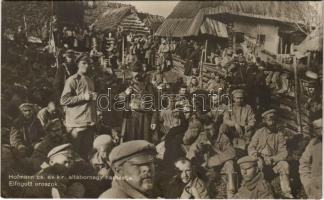 Elfogott oroszok. Hofmann cs. és kir. altábornagy hadtestje. Hadifénykép Kiállítás, A Hadsegélyező Hivatal kiadványa / WWI Austro-Hungarian K.u.K. military, Russian POWs (prisoners of war)