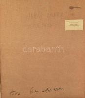 Hajósy Mónika (1953-): Hegyi patak. Olaj, farost, jelzett, hátoldalán autográf felirattal és Szőnyi ...