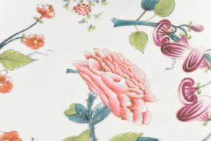 Herend Wellner jelzéssel: süteményes kínáló. Kézzel festett, jelzett, kopott. d: 22 cm