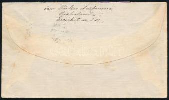 1937 Levél KEREPES-BUDAPEST KÖZVETÍTŐ MENET vasúti mozgóposta bélyegzéssel Splitbe / Cover with rail...