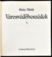Ráday Mihály: Városvédőbeszédek I-II. Bp., 1988, Széchényi Könyvkiadó. Fekete-fehér fotókkal. Kiadói...