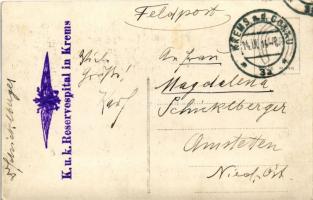 1914 WWI Austro-Hungarian K.u.K. military, group of officers and soldiers. photo + "K.u.K. Rese...