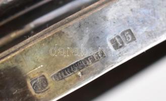 Christoffle alpakka olaj, ecet tartó állvány, üveg nélkül. Jelzett 28 cm