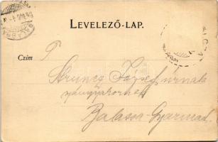 1899 (Vorläufer) Szakolca, Skalica; templomok / churches. Art Nouveau, floral