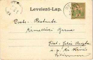 1903 Besztercebánya, Banská Bystrica; Vadászlaktanya. Sonnenfeld Mór kiadása / military barracks