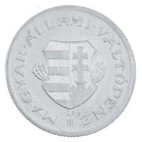 1946. 1Ft Al "Kossuth-címer" T:AU kis karc / 
Hungary 1946. 1 Forint Al with "Kossut...