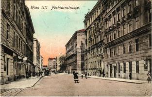 1915 Wien, Vienna, Bécs; Pöchlarnstrasse / street view (EK)