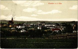 1915 Cieszyn, Teschen; Teschen a. d. Olsa / general view. Ed. Feitzingers präm. Postkartenverlag No. 29. (EB)