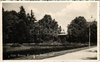 1941 Buziásfürdő, Baile Buzias; Parcul cu Izvorul Iosif / Park és József-forrás / spa, park, spring source (EK)
