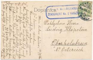 1916 Varasd, Warasdin, Varazdin; Banski trg / square (fl)