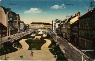 1914 Sopron, Széchenyi tér. Piri Dániel kiadása + K.u.K. Feldkanonenregiment Nr. 30. Ersatzbatterie (EB)