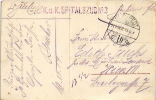 1914 Budapest I. Szent Gellérthegyi feljáró, lépcső, villamos + "K.u.K. Spitalszug No. 3."...